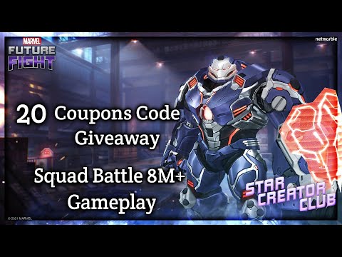 20 Coupons Code GIVEAWAY || Squad Battle 8M+ Score With TVA Loki || Marvel Future Fight