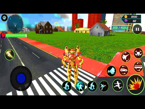 Bus Robot Car: Drone Robot Transforming - Android Gameplay