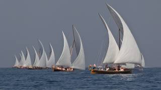 preview picture of video 'Racing of the Dhows in Abu Dhabi | Volvo Ocean Race 2011-12'