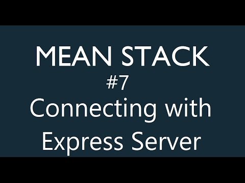 Mean Stack Tutorial 1 MongoDb Express Angular CLI and Node