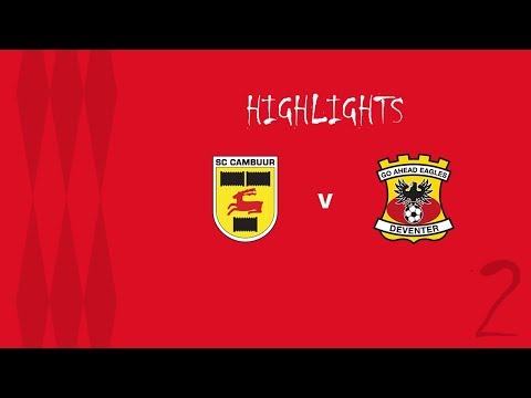 Samenvatting SC Cambuur - Go Ahead Eagles (16-08-2019)
