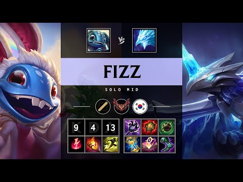 Fizz Mid vs Anivia - KR Grandmaster Patch 25.19