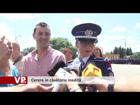 Cerere în căsătorie inedită