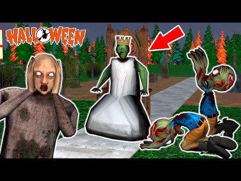 Granny Zombie Queen vs Halloween - funny horror animation parody (p.193)