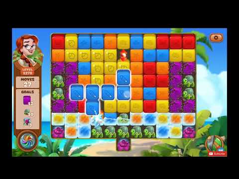 Lost Island Blast Adventure Level 1278 NO BOOSTERS - A S GAMING