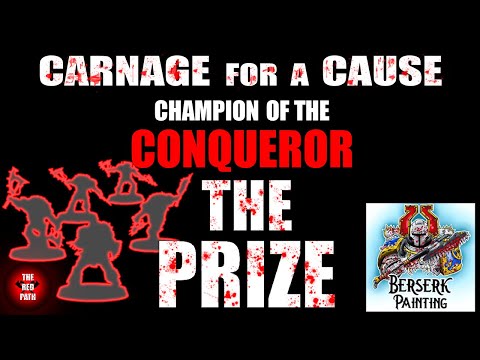 Champion of the Conqueror - THE PRIZE - Charity 40k World Eaters Vs World Eaters - Reddit Vs YouTube
