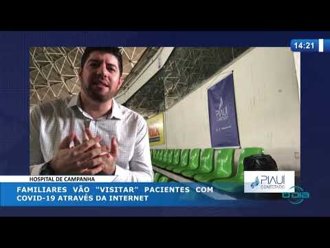 O DIA NEWS 17 04 20  Familiares vaÌƒo "visitar" pacientes com Covid-19 atraveÌs da internet