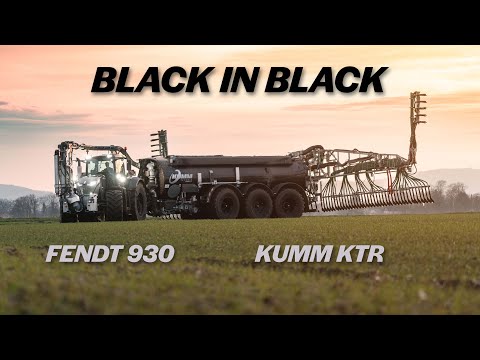 Gülleausbringung in komplett schwarz! Fendt, Kumm | B&M Agrarservice
