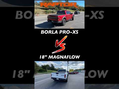 Ford Raptor 3.5L Turbo V6: Borla Vs Magnaflow Exhaust!
