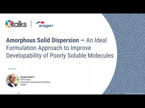 Amorphous Solid Dispersion — An Ideal Formulation Approach to Improve Developability