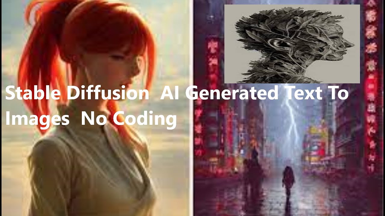 How To Run Stable Diffusion AI Generated Text To Images No Coding (Mind-Blowing 😱)