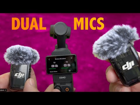 DJI Pocket 3 Dual Mic SETUP sounds amazing