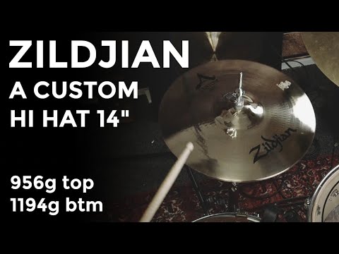 Zildjian A Custom 14" Hi Hats [956g top, 1194g btm]