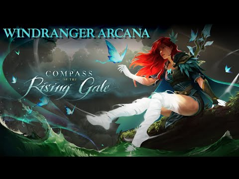 Windranger Arcana - Compass of the Rising Gale [Dota 2 Wiki Showcase]