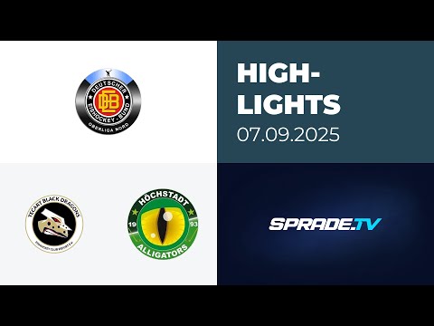 07.09.2025 - Highlights - TecArt BlackDragons vs. Höchstadt Alligators
