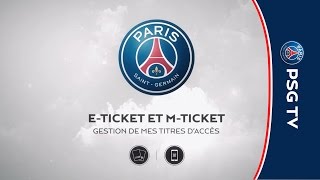 E-Ticket ou M-Ticket : comment gérer mes billets