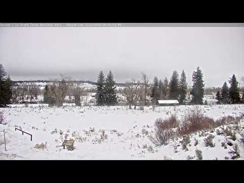 Teton Time Lapse of sunset viewed from Dornan's on December 23, 2024