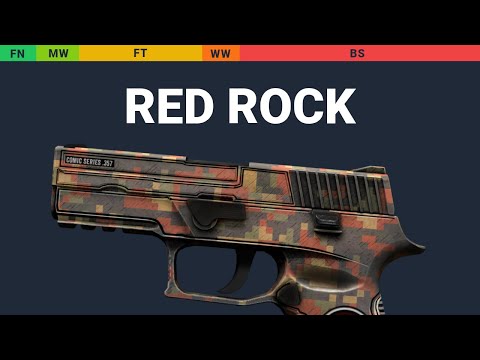 P250 Red Rock - Skin Float And Wear Preview