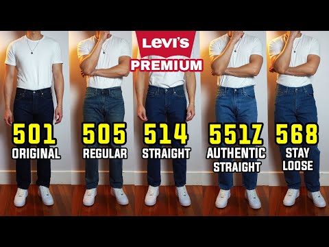 COMPLETE Guide To Levi's Straight Fit Jeans (501, 505, 514, 551Z, 568)