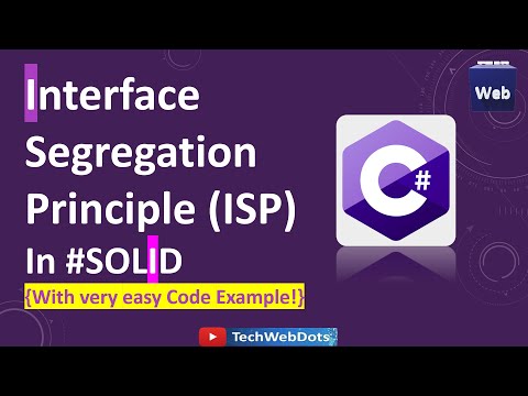 Interface Segregation Principle (ISP) | C# | with very easy code example | SOLID Design Principles