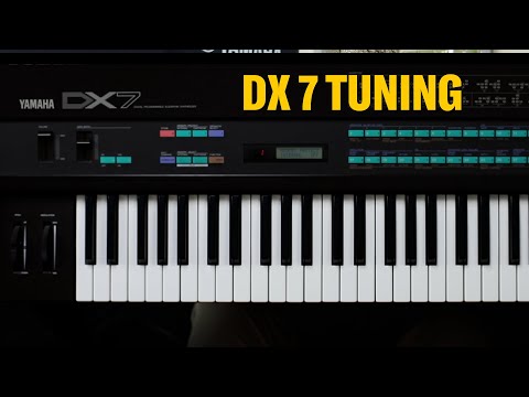 Yamaha DX7 Tuning in 1 Minute, unprotecting internal memory