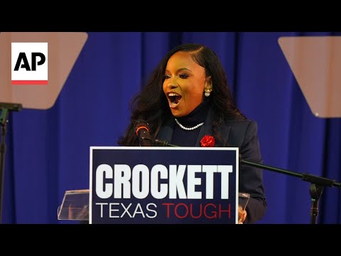 Video | Jasmine Crockett announces Senate bid in Texas and tells Trump 'I'm coming for you'