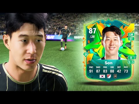 87 HEUNG MIN SON THE WIZARD EVOLUTION PLAYER REVIEW IN FC 26 | FC 26 ULTIMATE TEAM