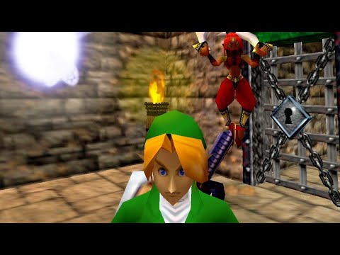 Zelda Ocarina of Time PC Port 60 FPS - 100% Walkthrough Part 28 -Gerudo's Fortress Carpenters Rescue