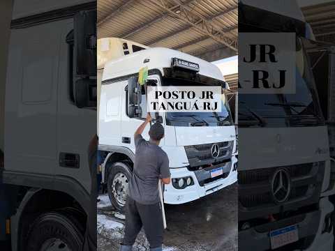 LAVA JATO POSTO JR EM TANGUÁ-RJ #br101 #tangua  #riodejaneiro #lavajato #caminhão
