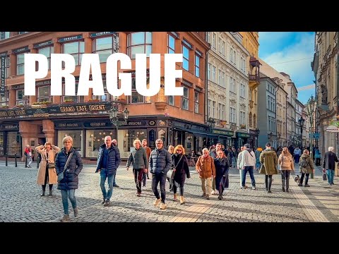 Prague Walking Tour 🇨🇿 | Magical 4K City Walk