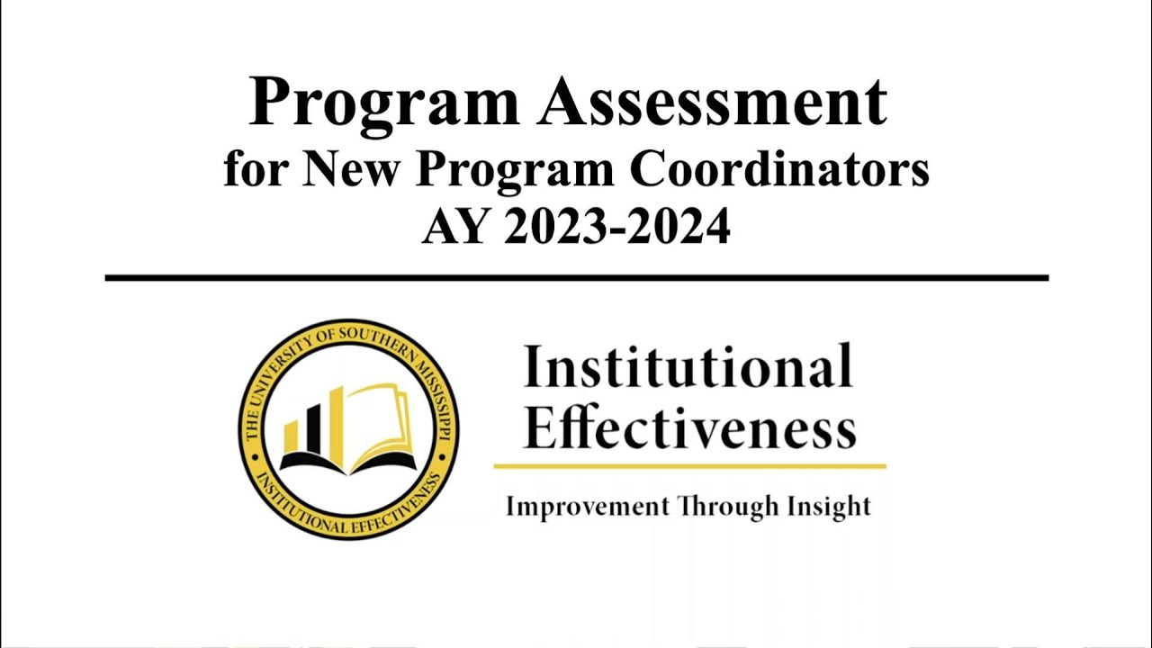 New Program Coordinator Orientation (2023-2024)