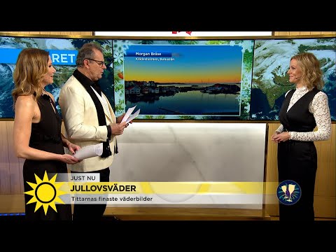 Så blir jullovsvädret där du bor - Nyhetsmorgon (TV4)
