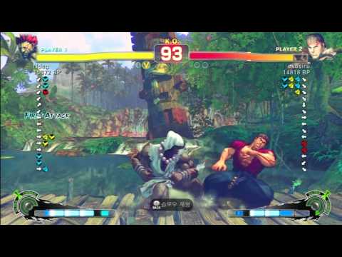 SSF4 Rank Match  Ndsg (GO)  vs  ekusiru (RY)