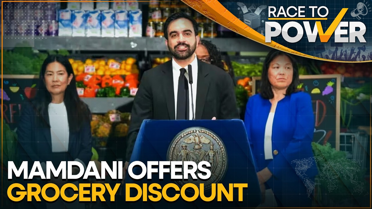 New York City Mayor Zohran Mamdani Unveils 30% Grocery Discount Plan | Race To Power | WION
