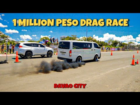 TOYOTA HIACE vs MITSUBISHI MONTERO | 1 Million Race