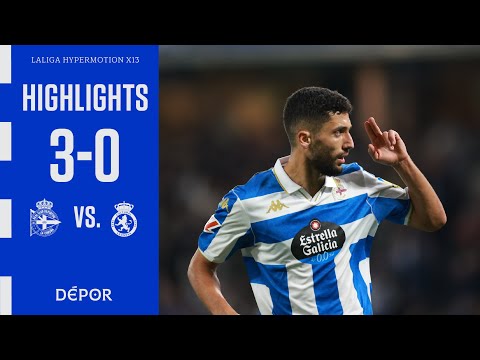 Resumen del RC Deportivo 3 - 0 Cultural Leonesa