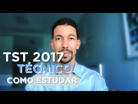 TST - Técnico administrativo - COMO ESTUDAR