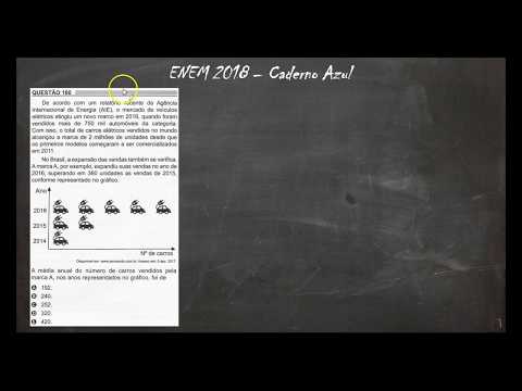ENEM 2018 - Questão 160 - Estatística - Média Aritmética