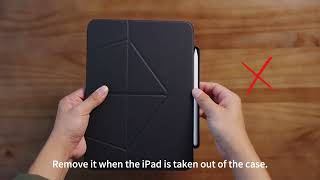 MOFT Float Folio Book Case iPad Pro 11 (22/21/20/18) Hoes met Standaard Zwart video