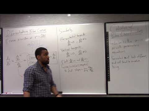 Math 1207 Lecture 33 - Calculus and arclength in Polar Coordinates and Sketching Polar curves