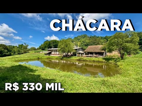(VENDIDO) CHÁCARA CASA FRUTAS RIO GALPÃO E PASTAGEM em SANTA CATARINA R$330MIL
