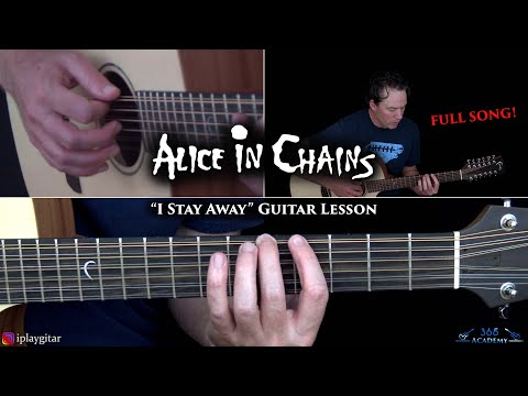 Alice In Chains - I Stay Away Guitar Lesson (FULL SONG)