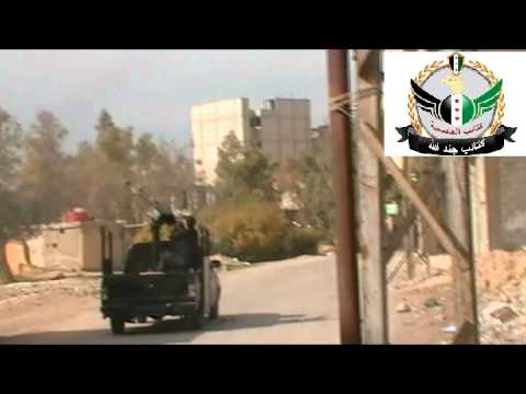 تصدي كتائب جند الله للطيران الحربي في سماء بلدة عقربا في ريف دمشق