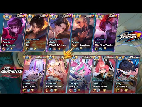 THE KING OF FIGHTERS SQUAD VS THE ASPIRANTS SQUAD | The Aspirants vs KOF who will win? (5v5)