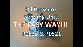GMC Yukon Oil Pressure Sensor Replacement - THE EASY WAY!
