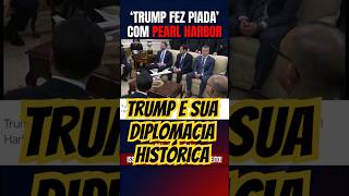 Quando o líder do mundo mais poderoso confunde diplomacia com stand-up comedy. #atualidades