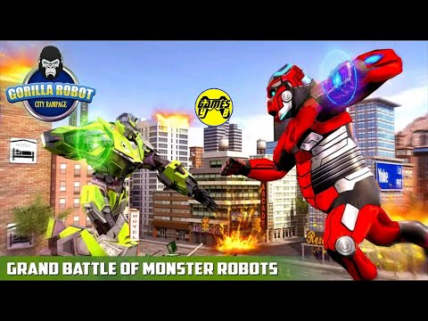 Gorilla Robot Hero Transform City Rampage 2020 - Android Gameplay FHD