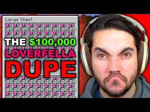 Duping $100,000 on a Pay-to-win Minecraft Server - LoverFella