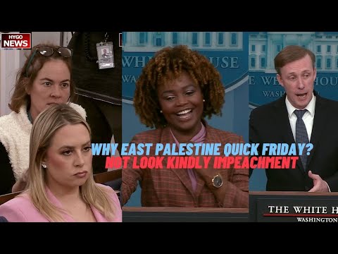 Q: Why Biden East Palestine Quick Friday Evening Drive-By? History Not Look Kindly On Impeachment