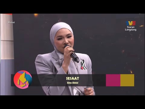 Aina Abdul - Sesaat  |  LIVE @ Melodi TV3